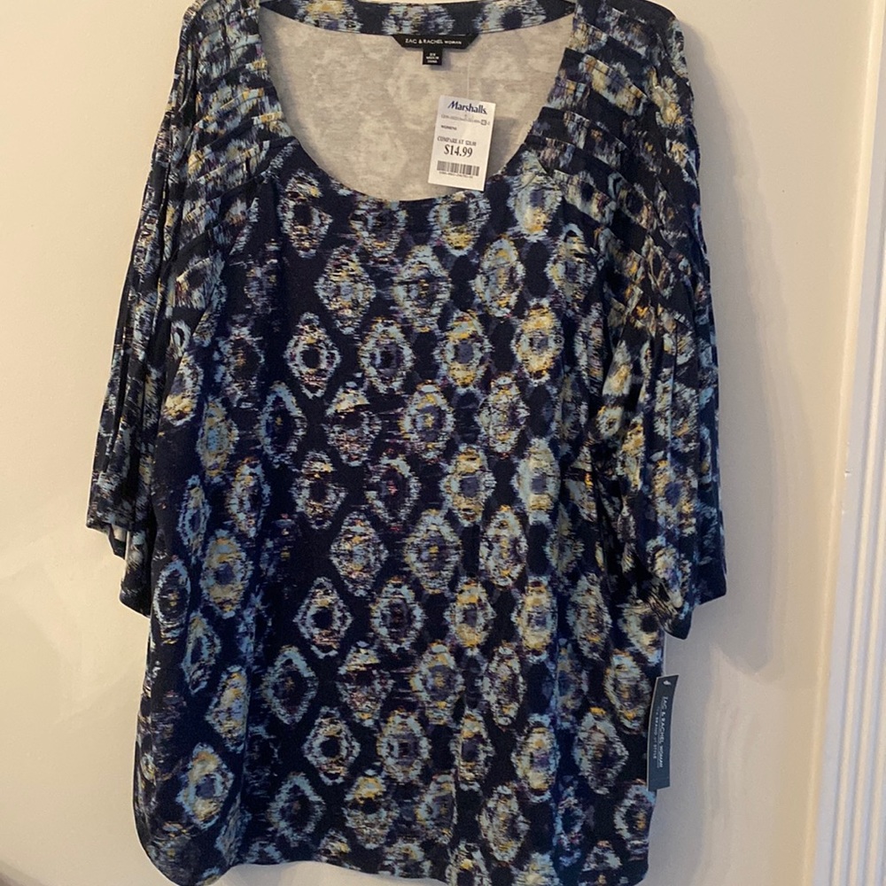 Net zac & Rachel 3/4 sleeve blouse